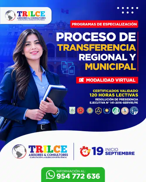 Proceso de transferencia regional y municipal